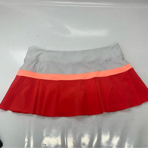 Nike Skort Skirt XL Dri Fit  Pleated Mini Stretch Tennis Pickleball Activewear - Picture 2 of 7
